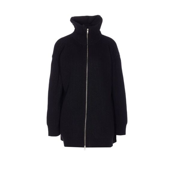 Mm6 Maison Margiela Women Ribbed Knit Cardigan Dress